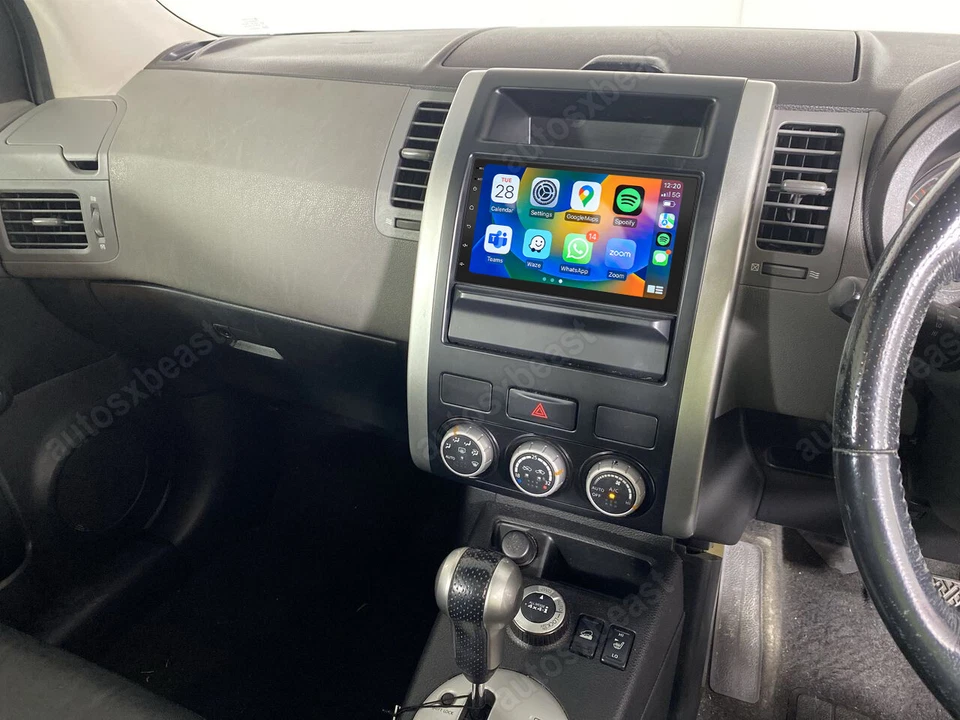 EUROAUTODEPOT For 2007-2011 Nissan X-Trail T31 Head Unit Wireless Apple CarPlay Android Auto