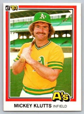 1981 Donruss - #110 Mickey Klutts - Image 1 of 2