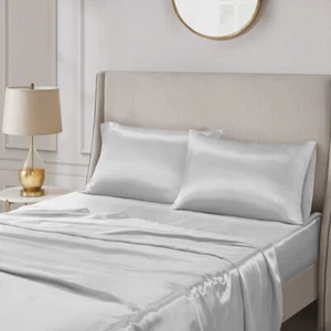 Fundas de almohada Madison Park Essentials satinadas de lujo para 2 piezas - Imagen 1 de 90