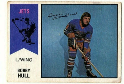 Bobby Hull 1974-75 O-Pee-Chee OPC WHA #50 NM Winnipeg Jets HOF - Image 1 of 2