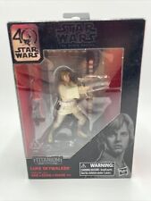 Luke Skywalker Star Wars Black Series Titanium 40th Anniversary Series  3  B