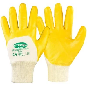 6-288 Paar Nitril Arbeitshandschuhe gelb Gartenhandschuhe Handschuhe STRONGHAND - Bild 1 von 3