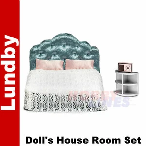 Lundby BEDROOM SET Doll's House luxurious 1:18th scale Sweden - Picture 1 of 5