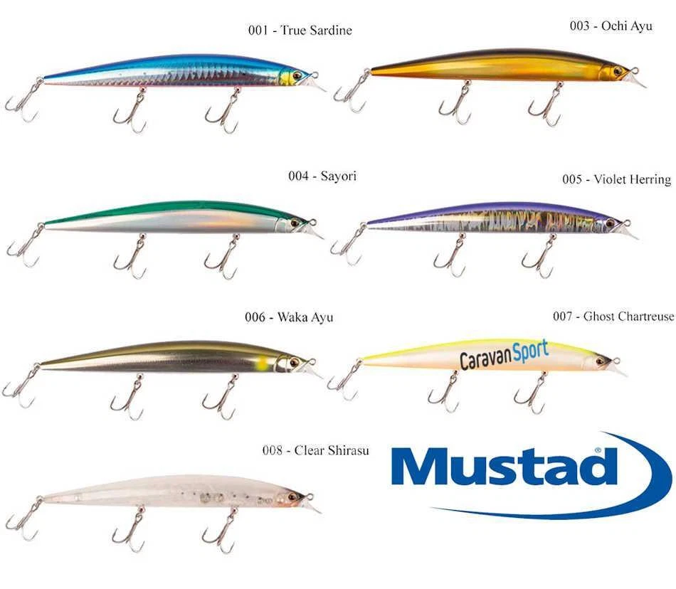 ARTIFICIALE SPINNING MUSTAD GONTA MINNOW 170 S ESCA SERRA LONG JERK LURE MARE