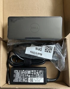 Estación de acoplamiento Dell D1000 doble video USB 3.0 con adaptador de CA de 65 W, JCJWD - Imagen 1 de 2