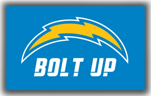 Los Angeles Chargers Football BOLT UP Memorable Flag 90x150cm 3x5ft Best Banner Cover
