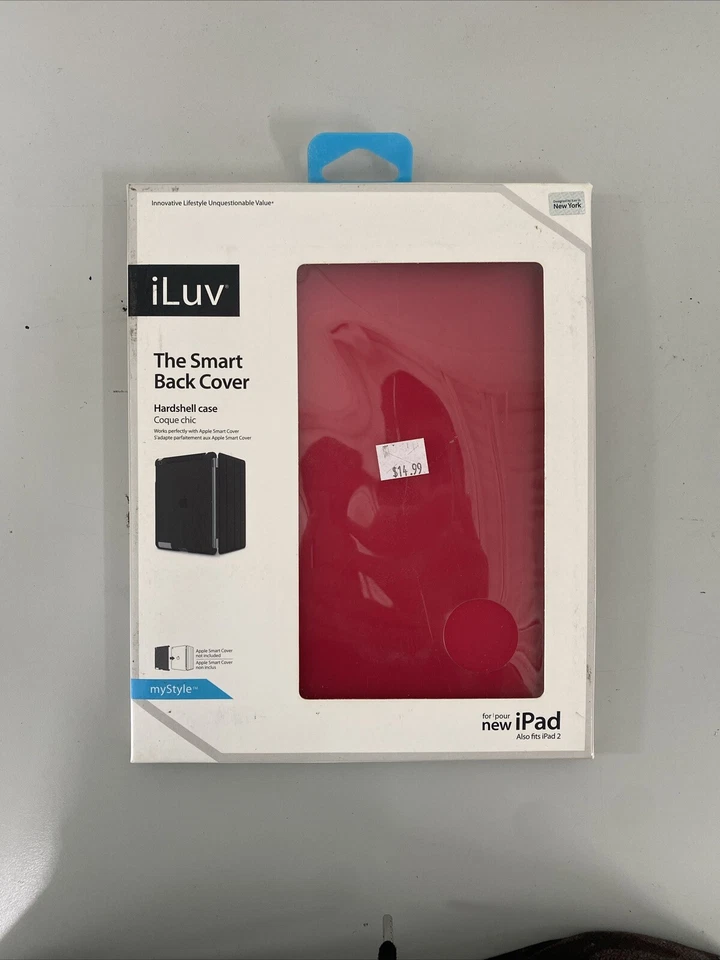 iLUV iCC842 Pink Hardshell Case New iPAD/iPAD2  - Image 1 of 2