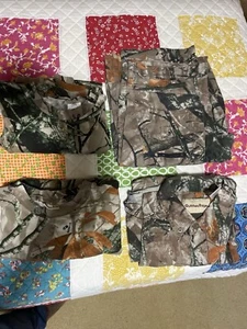 4 Piece Matching Camo Set w/ Wrangler Camo Jeans 34x34 Fusion 3D Fall - Picture 1 of 9