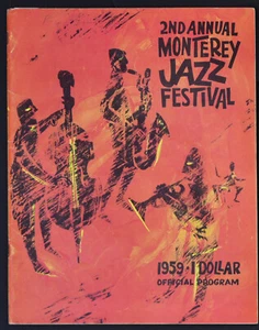 signed 1959 Monterey Jazz Festival, 2nd annual,  9 Jazz Autographs WOODY HERMAN - Picture 1 of 5