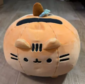 Pusheen Pumpkin Plush Jack-O-Lantern Halloween Squisheen 2021 Exclusive - Picture 1 of 7