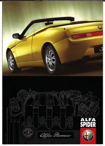 Alfa Romeo Spider 1998-2001 UK Market 12pp Sales Brochure 2.0 TS & Lusso - Picture 1 of 1