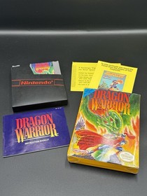Dragon Warrior for Nintendo NES 1989 CIB W/Manual & Original Inserts | Tested