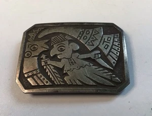 Vintage Peruvian 800 Buckle - Picture 1 of 8