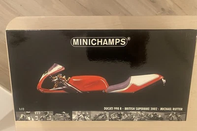 1:12 Minichamps Ducati 998 R British Superbike 2002 Michael Rutter 4012138045484 - Immagine 1 di 2