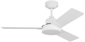 44" Visual Comfort Jovie Matte White Ceiling Fan with Wall Control - Picture 1 of 3