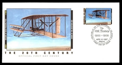 Mayfairstamps Marshall Islands FDC 1997 Aircraft 20th Century First Day Cover aa - Image 1 of 2