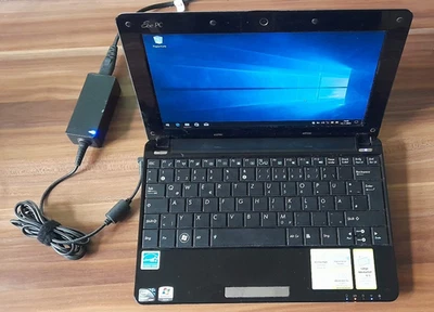 Asus Eee PC1005HA Intel Atom1.60GHz 160GB HDD 1GB RAM Windows 10 - Bild 1 von 4