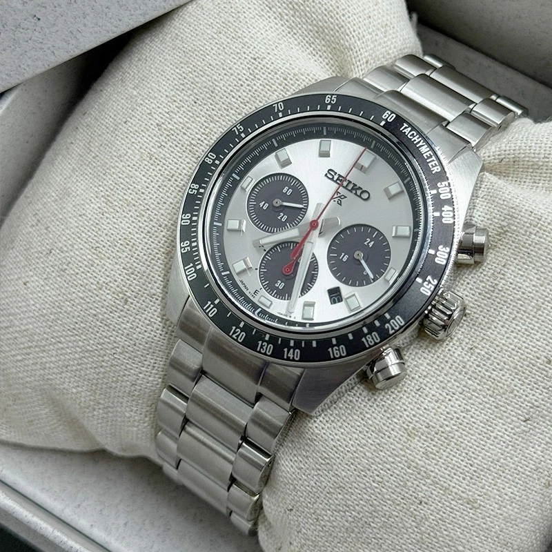 Seiko Prospex SSC911 Speedtimer Silver Dial Stainless Steel Men's Watch - Image 1 of 4