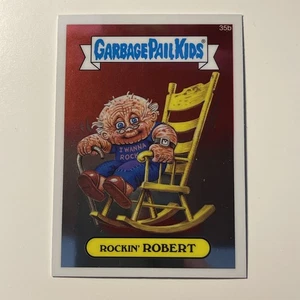2013 Topps Garbage Pail Kids Chrome Serie 1 Rockin Robert Karte #35B - Bild 1 von 2