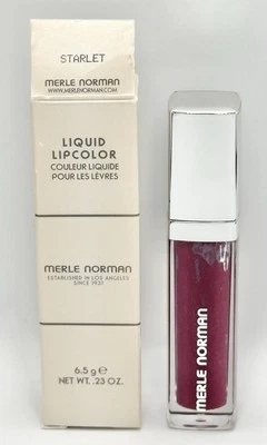Жидкая губная помада Merle Norman — Starlet — 0,23 унции Полный размер новый в коробке - Изображение 1 из 4
