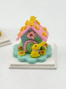 Miniature Easter gingerbread air dry clay work size 1:12 Scale - Picture 1 of 9