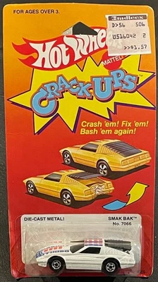 TARJETA SIN PERFORAR HOT WHEELS CRACK-UPS SMAK BAK EN BLANCO (HONG KONG) #7066 Foto 1 de 2