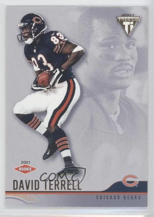 2001 Pacific Private Stock Titanium Retail David Terrell #160 - Image 1 of 2