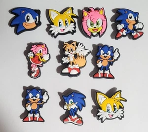 10  Pcs.  Sonic  shoe Charms For Crocs - Picture 1 of 1