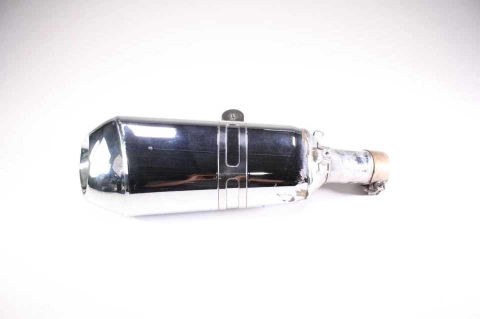 Silenciador tubo escape 16 BMW R1200RS, lata cromada Foto 1 de 4