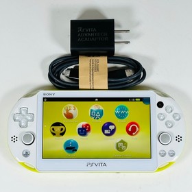 Sony PlayStation PS Vita Console PCH-2000 (Lime Green) w/ Charger!