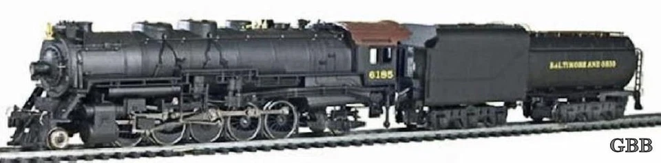 Tren escala HO 1:87 BALTIMORE & OHIO 2-10-2 DCC READY IHC nuevo en caja 23402 Foto 1 de 1