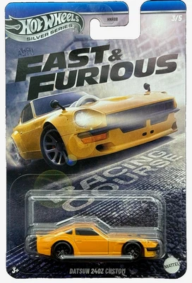2025 HOT WHEELS SILVER SERIES FAST & FURIOUS DATSUN 240Z CUSTOM 1:64 Diecast - Image 1 of 4