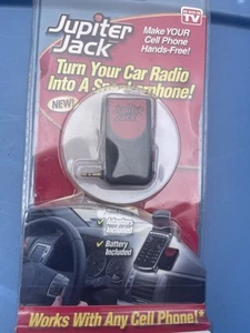 Nowy, Jupiter Jack Spraw, aby Twój telefon komórkowy był głośnomówiący, adaptery w zestawie, NIP, darmowa wysyłka - Zdjęcie 1 z 2