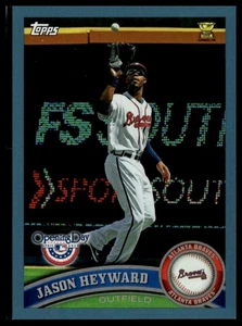 2011 Topps Opening Day #176 Jason Heyward azul #/2011 - Imagen 1 de 2