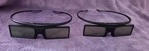 2 X Samsung 3D Active Glasses SSG-4100GB Untested, Need Batteries - Picture 1 of 7