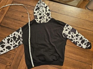 shein kids cow hoodie size 10 - Picture 1 of 3