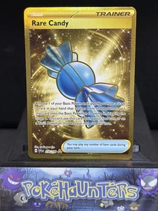 Pokemon Card Rare Candy 256/198 Scarlet & Violet Base Set Gold Hyper Rare NM - Picture 1 of 2