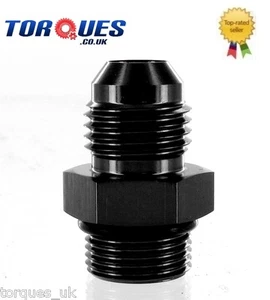 AN -6 (6AN JIC -6) to 9/16" x 24 UNEF Straight Holley Carburettor Adapter Black - Picture 1 of 1