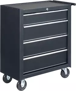 4-Drawer Tool Chest with Wheels & Lock & Key, Heavy Duty Cart Rolling Tool Box o - Picture 1 of 9