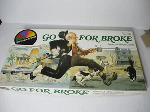 GO for BROKE BOARD GAME Spend a Million Game 1985 Made in USA SELCHOW & RIGHTER - Picture 1 of 11