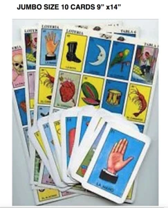 Loteria JUMBO CARD Don Clemente 10 BIG Boards 54 Cards Mexico Bingo Game Party - Picture 1 of 3