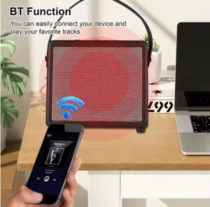 30W Akustischer -  El Gitarrenverstärker tragbar Akku Bluetooth - Bild 1 von 10