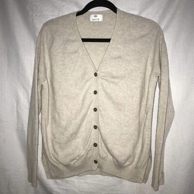 ALLUDE CASHMERE CARDIGAN 尺码 XS BEIGE 颜色  — 第 1/4 张图片