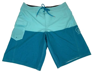 Volcom Herren Jugend Boardshorts Manic 2 Größe 31 blau türkis neu mit Etikett Schwimmen Wassersport - Bild 1 von 13