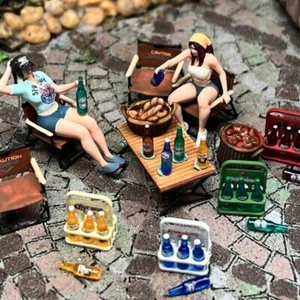 Diorama 1/64 Bier Tragekorb Modellauto Garage Szene Requisiten Modell Zubehör - Bild 1 von 28