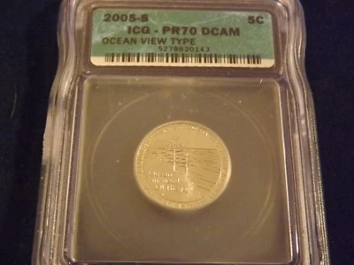 2005-S   Nickel  Ocean View        ICG  PR 70 DCAM - Image 1 of 2