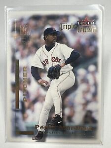 2001 Fleer Triple Crown #208 Pedro Martinez, Boston Red Sox