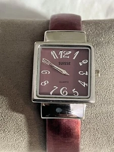 suisse watch bangle purple face and bangle,26.8mm case,P760, Japan - Picture 1 of 8