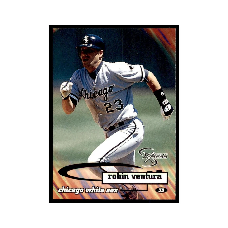 1998 SkyBox Dugout Axcess Robin Ventura Baseball Cards #60 - Image 1 of 3