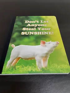 Top Flight Composition Notebook Piglet "Don't Let Anyone Steal Your Sunshine." - Picture 1 of 2